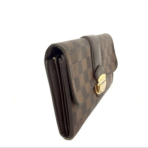 Authentic Louis Vuitton Damier Portefeiulle Sistina Long Bifold Wallet - Picture 3 of 8